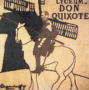 James Pryde and William Nicholson Don Quixote Sweden oil painting artist